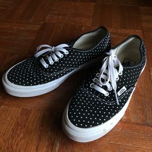 Vans w/ white hearts